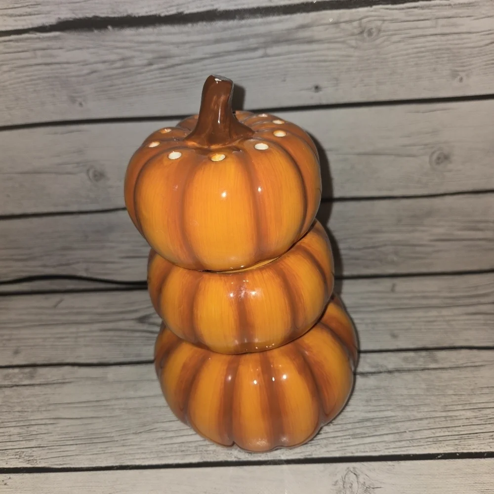 Scentsy Harvest Pumpkins Wax Warmer Fall Autumn Retired 2016 Pre-owned